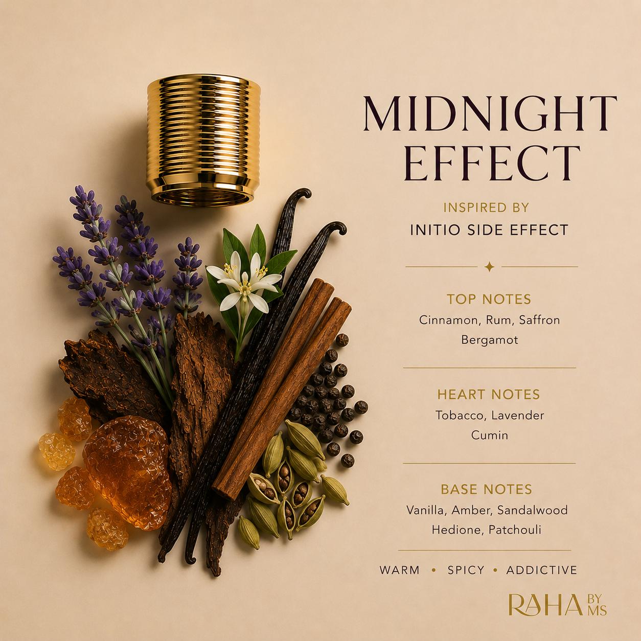 Midnight Effect – Inspired by Side Effect | Warm Spicy Amber Eau de Parfum