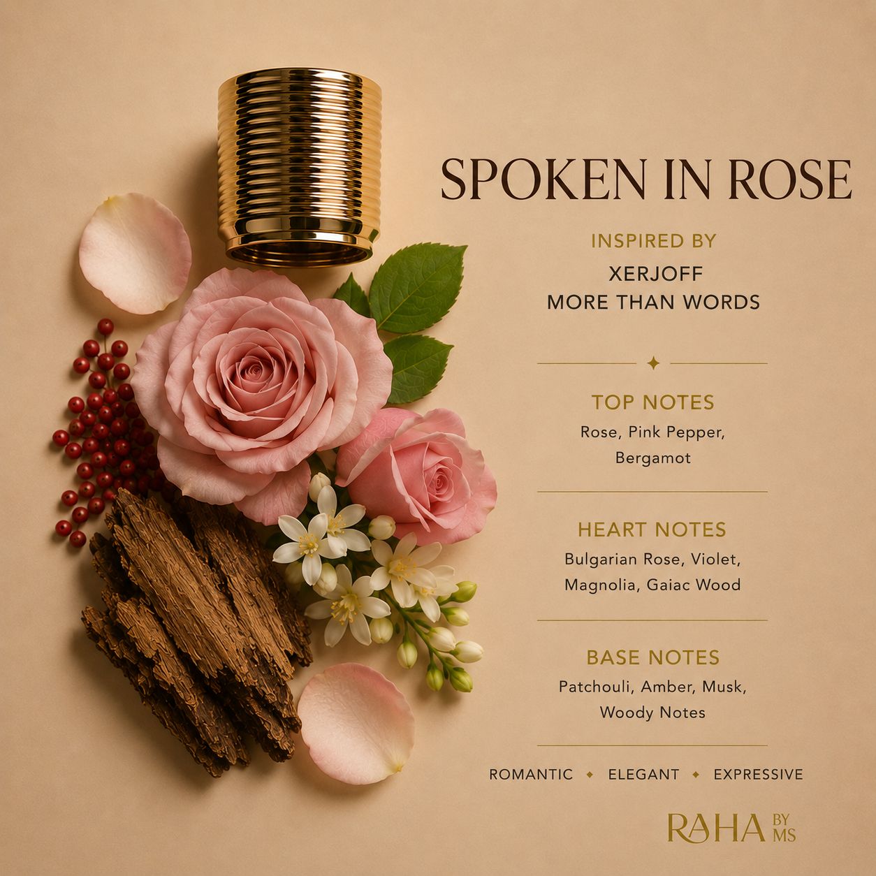 Spoken in Rose – Inspired by More Than Words